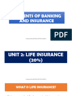 UNIT 2 - LIFE INSURANCE