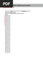 Monthly HDFC Multi Cap Fund - 30 June 2024