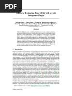 CIBench Evaluating Your LLMs With a Code Interpret