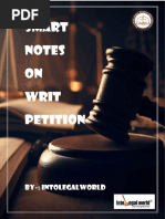 Smart Notes on Writ Petition