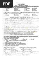 Mock Test Grade 10