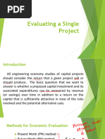 Chapter 4 Evaluating a Single Project