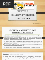 2 CHAPTER 2 DOMESTIC VIOLENCE DEFINITION