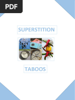 SUPERSTITIONS N TABOOS (Sociology ISC Project)