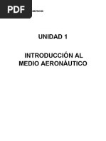 UNIDAD 1 INTRODUCCION AL MEDIO AERONAUTICO