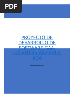 RAP 12 01 Informe de entregables para el proyecto de desarrollo de software GA4-220501095-AA2-EV02-ADA