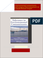 Where can buy Tolerance to Environmental Contaminants Environmental and Ecological Risk Assessment 1st Edition Claude Amiard-Triquet ebook with cheap price