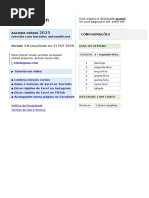 Agenda 2025 (Horários Automáticos)