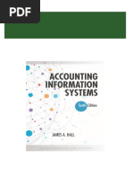 PDF Accounting Information Systems 10th Edition by James A. Hall download