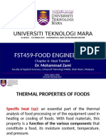 FST459 Chapter 6 Heat Transfer