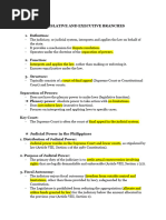 POLGOV_ Legislative and Executive Branches