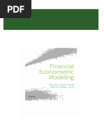 Financial Econometric Modeling By Stan Hurn 2024 scribd download