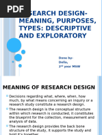 M2 Research Designs,Types-Exploratory & Descriptive