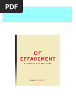 Of Effacement Blackness and Non Being 1st Edition David Marriott 2024 Scribd Download