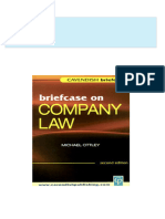 Briefcase on Company Law Briefcase Series 2nd Edition Michael Ottley All Chapters Instant Download