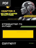 Chapter5  Getting Started With Python