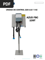 MANUAL DE USUARIO AZUD FBC 109T