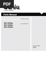 GS-1932, 1432, 1532, Parts Manual