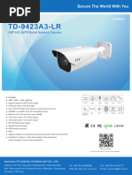 Datasheet LPR 4Mpx TD-9423A3-LR