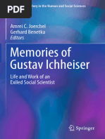 (Theory and History in the Human and Social Sciences) Amrei C. Joerchel, Gerhard Benetka - Memories of Gustav Ichheiser-Springer International Publishing (2018)