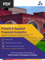 IIM Kashipur - Executive Program in Financial Analytics