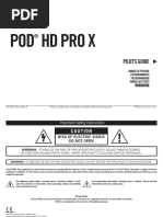 POD HD Pro X Pilot's Guide - English ( Rev A )