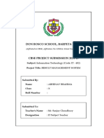 Class x 2024-25 It Project Front Page and Certificate