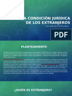 La Condición Jurídica de Los Extranjeros