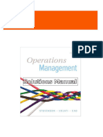 Operations Management Canadian 5th Edition Stevenson Solutions Manual download pdf