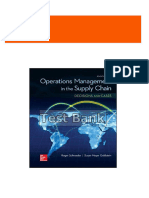 Operations Management in the Supply Chain Decisions and Cases 7th Edition Schroeder Test Bank all chapter instant download