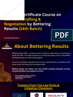 Online Certificate Course on Contract Drafting and Negotiation