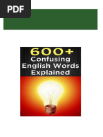 Full Download 600 Confusing English Words Explained PDF DOCX