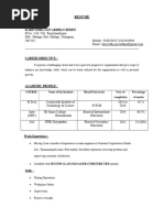 Govardhan resume