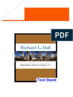 Organization Theory and Design 12th Edition Daft Test Bank 2024 scribd download full chapters