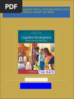 Immediate download Cognitive Development Infancy Through Adolescence 2nd Edition Galotti Test Bank all chapters