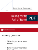 Falling for the Fall of Rome PPT