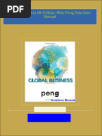 Complete Answer Guide for Global Business 4th Edition Mike Peng Solutions Manual