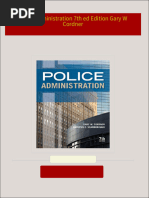 Full download Police administration 7th ed Edition Gary W Cordner pdf docx