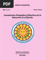 MFD-51-02 Lineamientos Pedagógicos Didácticos de La Educacion en El Ejercito