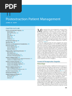 Post-extraction Patient Management