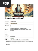 résumé connaisance illimité