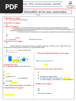 Résumé Cours Hydrogéologie