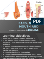 6th Ears, Nose, Mouth and Throat