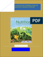 Instant download Human Nutrition Science for Healthy Living 1st Edition Stephenson Solutions Manual pdf all chapter