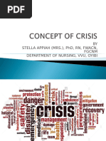 LECTURE 2 CONCEPT OF CRISIS