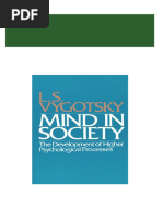 [Ebooks PDF] download Mind in Society Development of Higher Psychological Processes full chapters