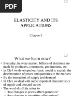 Chapter-5: ELASTICITY AND ITS APPLICATIONS