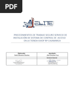 Pets - Instalacion de Control de Acceso a&j Elite Sac