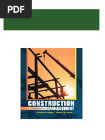 Construction Management 4th Edition by Daniel W. Halpin 2024 scribd download