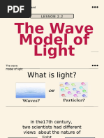 Lesson 2.2 Light_The Wave Model of Light